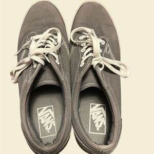 Vans Women’s  Charcoal Gray Canvas Sneakers